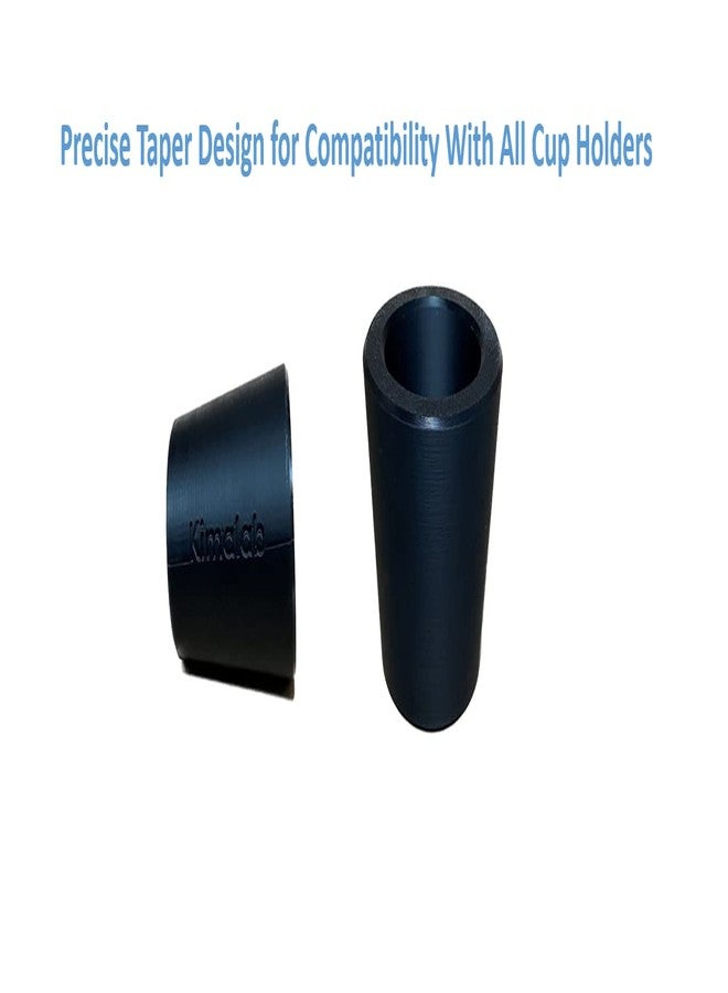 Kimalab Slim Can Universal Cup Holder Adapter Slim Cup 8.4 oz / 12 oz can Holder Expander Car Cup Holder Fits Red Bull Celsius Energy Drink Michelob White Claw Truly Black (Single Holder) - Image 4