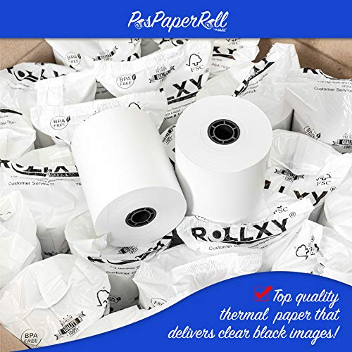 ROLLXY 3-1/8 X 230 Thermal Paper Compatible with Star CT-S300 Tsp100 BPA Free 50 Rolls by Rollxy (48gm Thickness) - Image 4