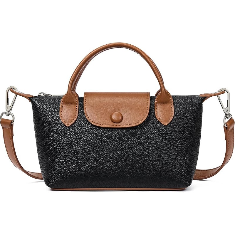 BOSTANTEN Small Crossbody Bags for Women Top Handle Purse Vegan Leather Shoulder Handbags for Daily, Travel - Image 1