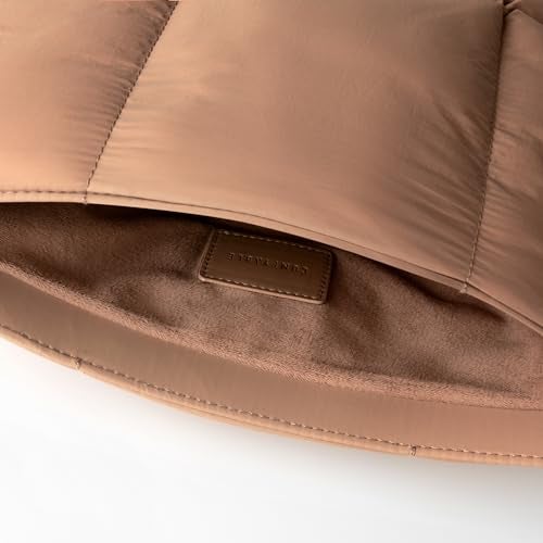 Comfyable Puffy Laptop Sleeve 13 Inch 14 Inch, Quilted Puffer Laptop Carrying Case, Pillow Case Compatible with MacBook Air M4 2025 M3 M2 M1, MacBook Pro M5 M4 Pro/Max, Brown - Image 4