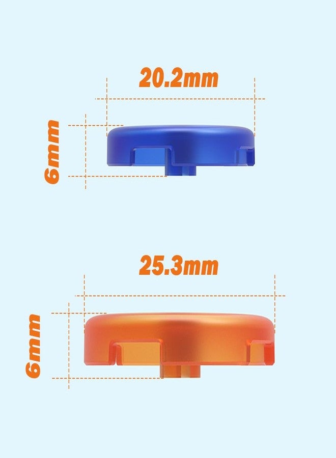BITFUNX Button Caps, Arcade Stick Replacement Button Caps for Mechanical PushButtons, for Kailh/Cherry/TTC/Akko Switches Caps, Arcade Button Accessories (White Button Caps 14pcs 30mm) - Image 2