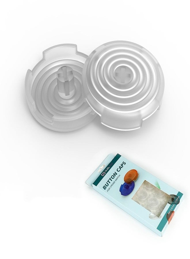 BITFUNX Button Caps, Arcade Stick Replacement Button Caps for Mechanical PushButtons, for Kailh/Cherry/TTC/Akko Switches Caps, Arcade Button Accessories (White Button Caps 14pcs 30mm) - Image 1