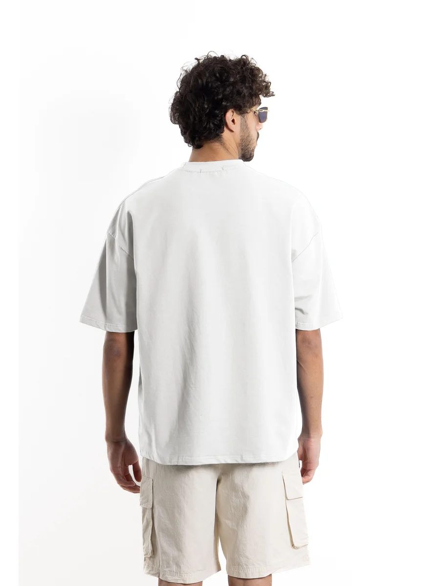 شايبس SLOGAN PRINTED COTTON BLEND T-SHIRT