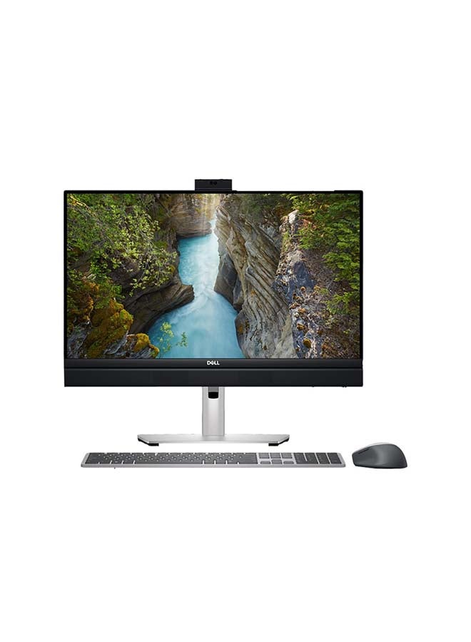 DELL Optiplex 7410 AIO With 13.8-Inch Display, Core i7-13700 Processor/8GB RAM/512GB SSD/Intel XE Graphics/Windows 11 Pro English/Arabic Silver - Image 1