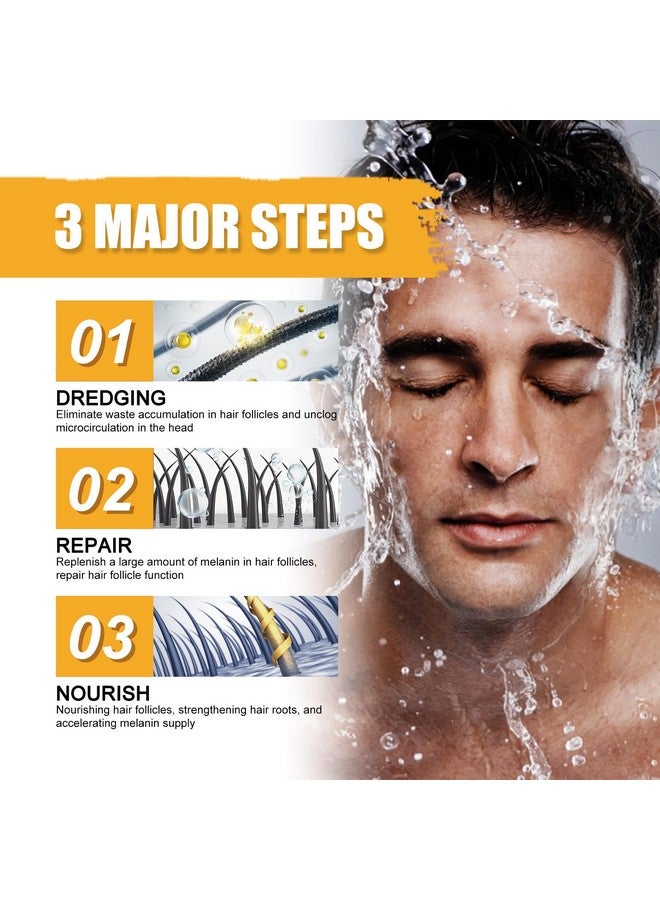 DAONPHARI Hair Shampoo Soap Bar for Damage Repair, Long-Term Use, Beard Darkening | Men's Care & Styling, 1 Count - Image 3