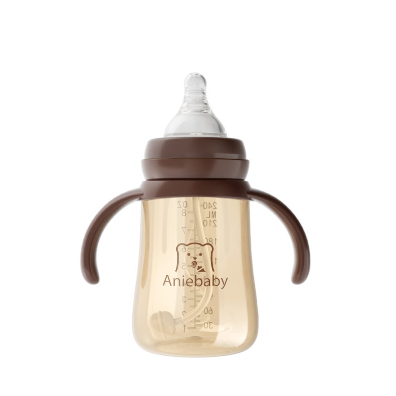Baby Bottle Imitation Breast Milk Baby Wide-Caliber Pp Bottle Neonatal Anti-Flatulence Silicone Bottle Factory - Image 1