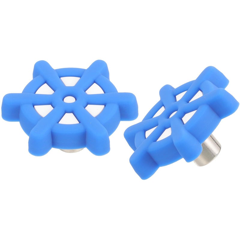 2 Pcs Nautical Rudder Wheel Cabinet Handles Soft Drawer Pulls Compact Lightweight Decorative Knobs - Image 2