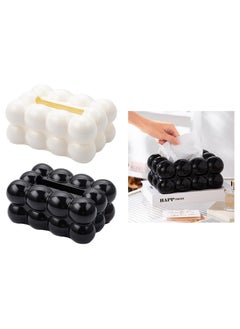 Generic Waterproof Tissue Case Cotton Candys Tissue Dispenser Box Practical Paper Towel Holder Household Napkin Box  - Image 4