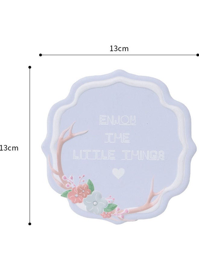 Children's Insulation Pad Fawn Blue 13 x 13cm