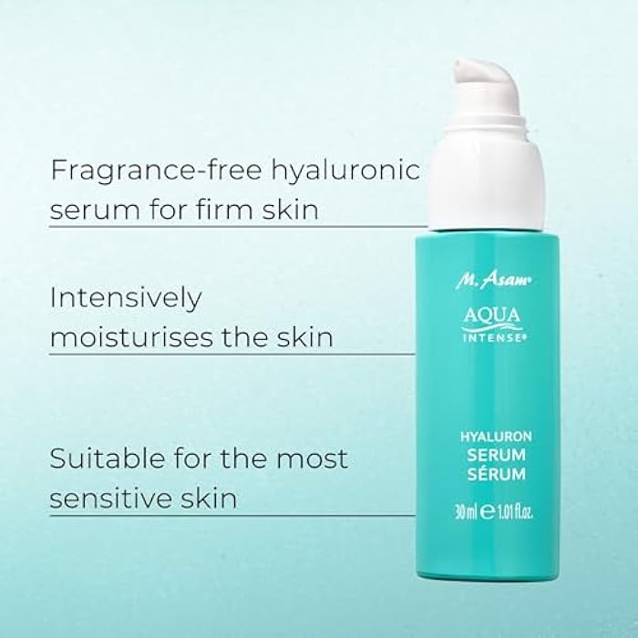 M.Asam M. Asam AQUA INTENSE Hyaluronic Acid Serum (1.69 Fl Oz) - Moisturizing Face Serum for Women, Fragrance-Free Skin Care, Facial Moisturizer Perfect for Sensitive Skin. - Image 2