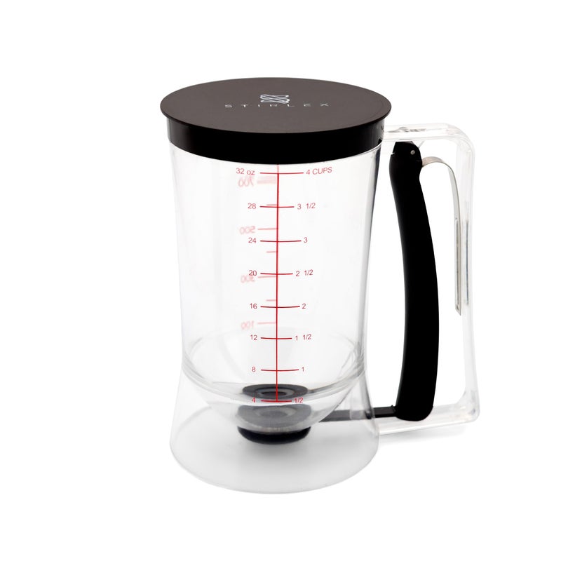STIRLEX STIRLEX Pancake Batter Dispenser Baking Tool for Cupcakes, Crepes, Waffles, Muffins, Funnel Cake, Griddle Breakfast Accessory  - Image 2