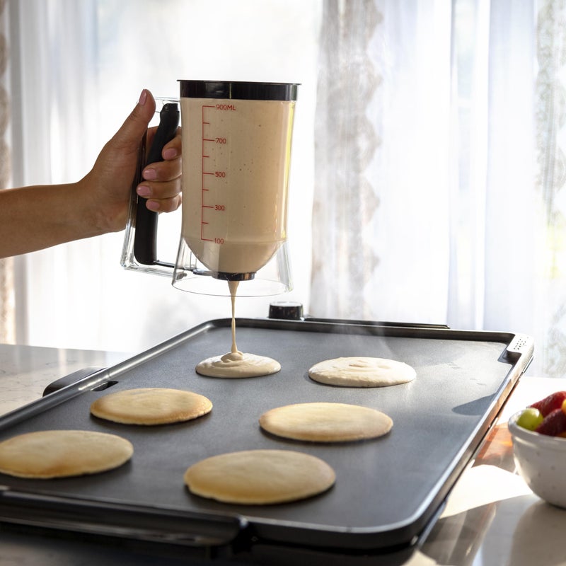 STIRLEX STIRLEX Pancake Batter Dispenser Baking Tool for Cupcakes, Crepes, Waffles, Muffins, Funnel Cake, Griddle Breakfast Accessory  - Image 5