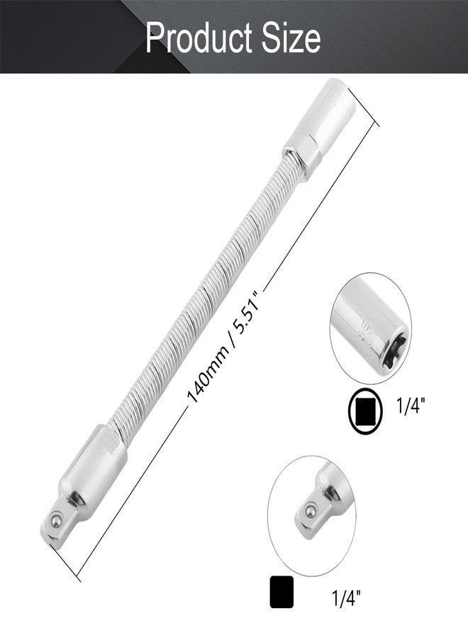 اتول مارت قضيب تمديد مرن CR-V من Utoolmart بقطر 1/4 بوصة مصنوع من فولاذ الكروم والفاناديوم بطول إجمالي 150 مم - Image 2