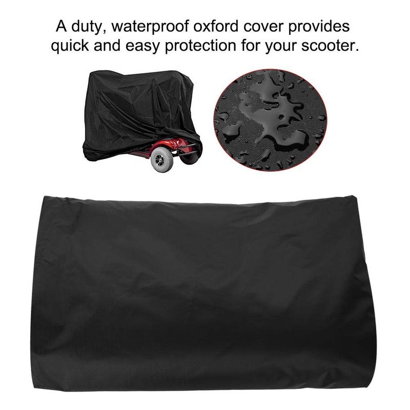 klarako Waterproof Mobility Scooter Cover, Electric Wheelchair Transport Storage Cover Heavy Duty, 74.8"Lx27.9"Wx46"H - Image 5