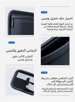 M MIAOYAN Car center console storage box sticker-type in-car storage and storage artifact leather multi-functional car mobile phone bag  - Image 5