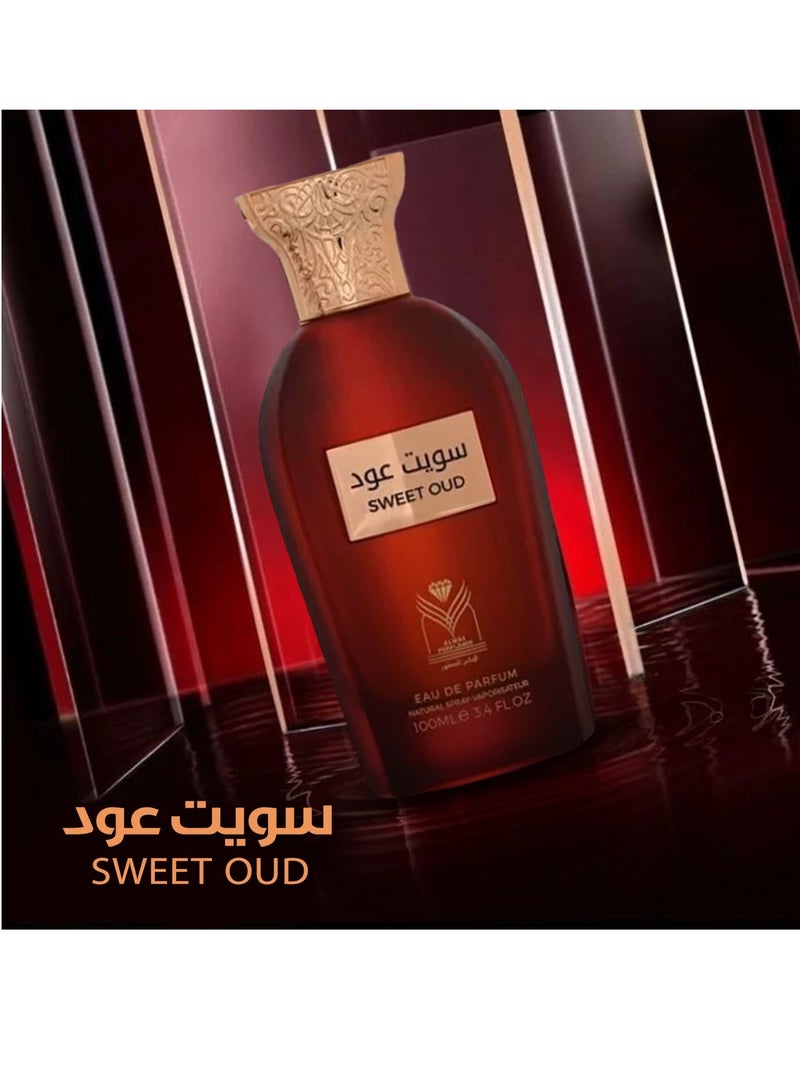 ALMAS PERFUMES Sweet Oud Unisex EDP 100ml - Image 4