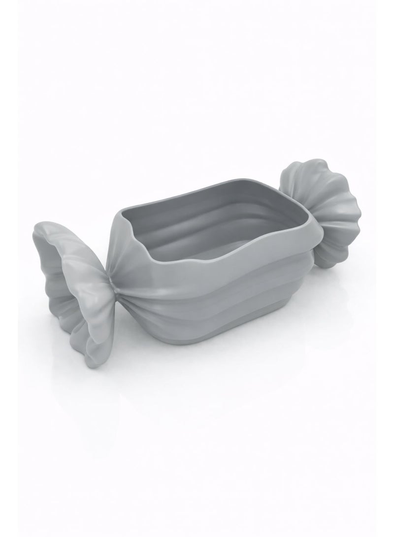 Decorative Candy-Shaped Dessert Serving Bowl – Appetizer & Sweets Plate