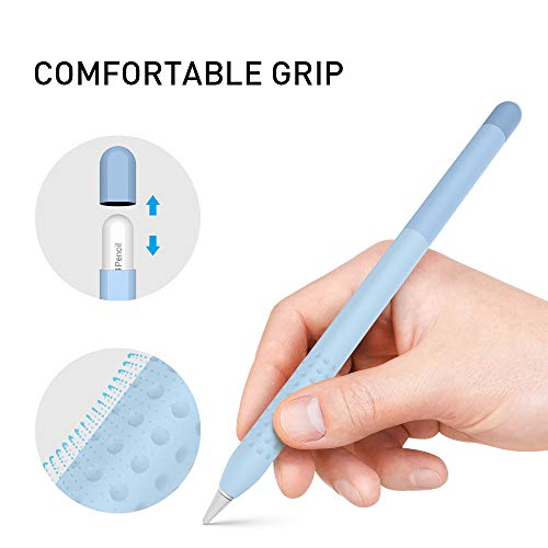 Delidigi for Apple Pencil 2nd Generation Case and Apple Pencil Pro (2024) Cover Gradient Color Silicone Sleeve Accessories Support iPencil Magnetic Charging and Double Tap - Image 5