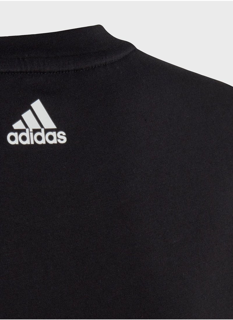 Adidas - Kids Essential Linear Logo T-Shirt - Image 1