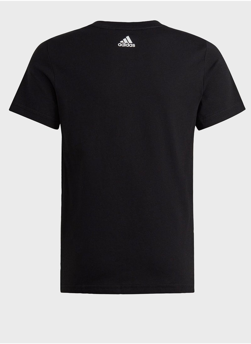 Adidas - Kids Essential Linear Logo T-Shirt - Image 1