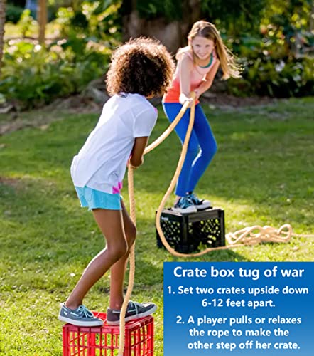 CWLAKON Outdoor Games Tug of War Rope for Kids and Adults, Field Day Family Reunion Birthday Party Games, Outside Lawn Games, Camping Picnic Carnival Games, Team Building Activities - Image 3
