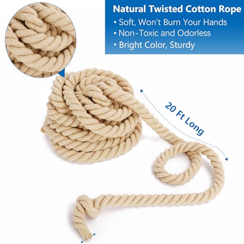 CWLAKON Outdoor Games Tug of War Rope for Kids and Adults, Field Day Family Reunion Birthday Party Games, Outside Lawn Games, Camping Picnic Carnival Games, Team Building Activities - Image 5