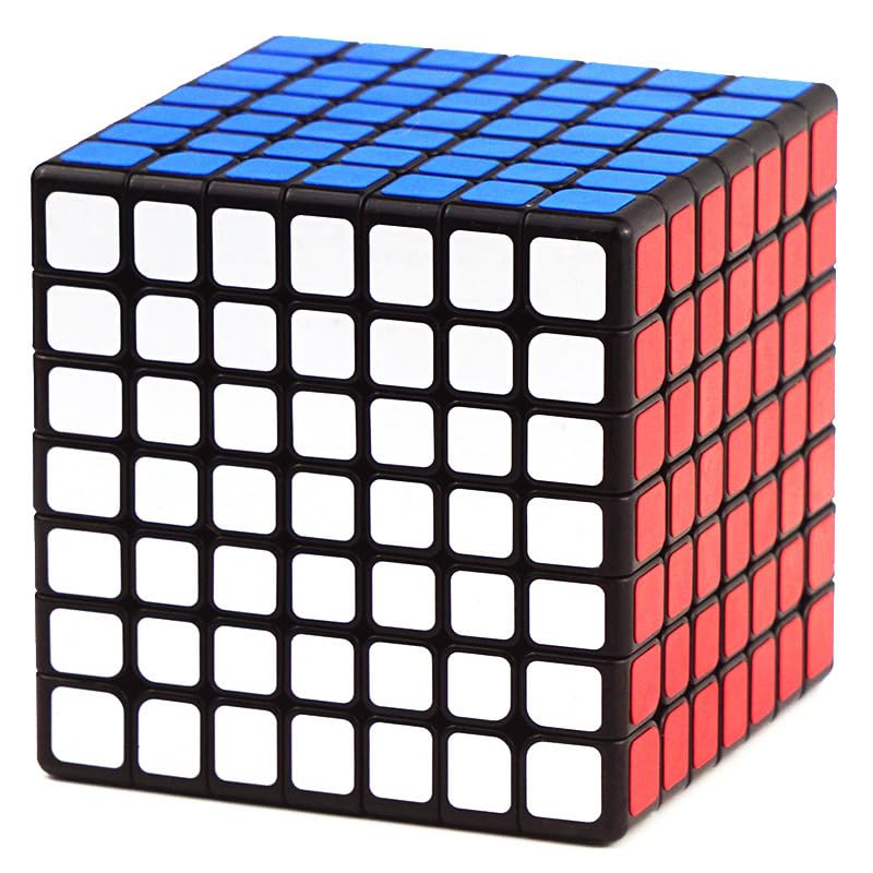 Ahyuan 7x7 Speed Cube 7 by 7 Speed Cube 7x7x7 Magic Cube Puzzle Game Toy Black for Kids and Adults - Image 1