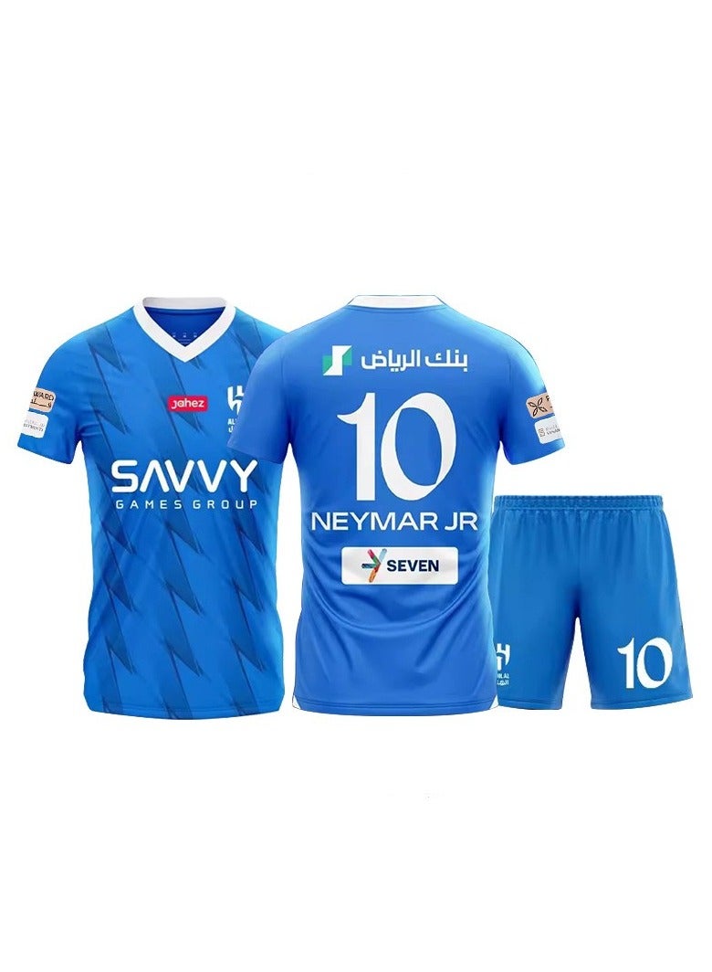 M MIAOYAN M MIAOYAN Neymar Riyadh Crescent No. 10 jersey football jersey suit match training jersey - Image 1