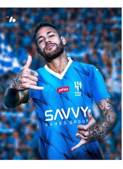 M MIAOYAN M MIAOYAN Neymar Riyadh Crescent No. 10 jersey football jersey suit match training jersey  - Image 2