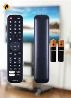 New Replacement Remote Control for EN2X27HS TVs, Compatible with Hisense Smart TV H49M3000, H50N5300, H55M3300, H65M5500, HE49K3000UWTS – Easy Setup, Battery Included, User-Friendly Design