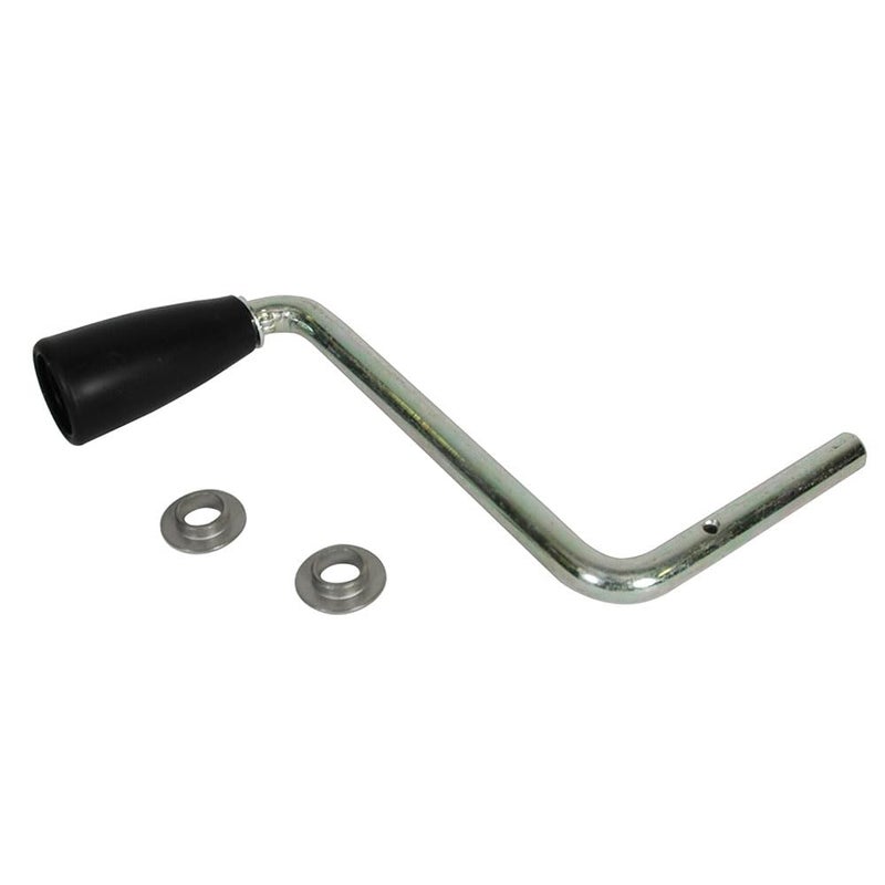 BULLDOG Fulton Bulldog 500105 Trailer Jack Accessory, Sidewind Crank Assembly for 170's w/Black Knob