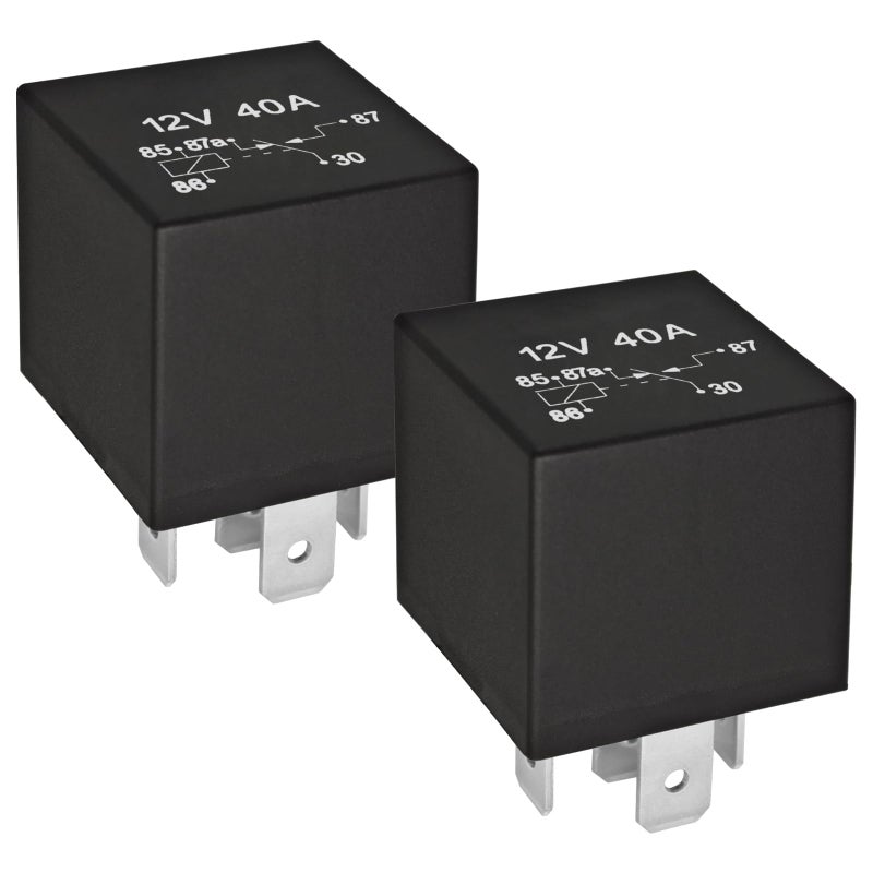 Formiden 4RD93168001 007903001 RY116 12V 40A Relay Pack of 2 JD1914 5 Pin SPST Automotive Relay Replace 584416 586147 586224 - Image 3