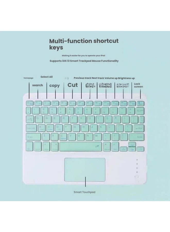 Magic Touch Bluetooth Keyboard Case for iPad 11 (A16) 2025 - Image 3