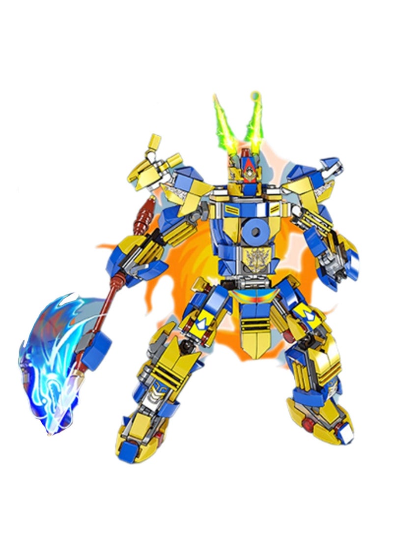 null - Zhao Yun 2 Transformed Mecha 411 Particle Assembly Set Toy, Three Kingdoms Hero Building Blocks Assembly Game, Best Learning And Role Playing, Gift - Image 1