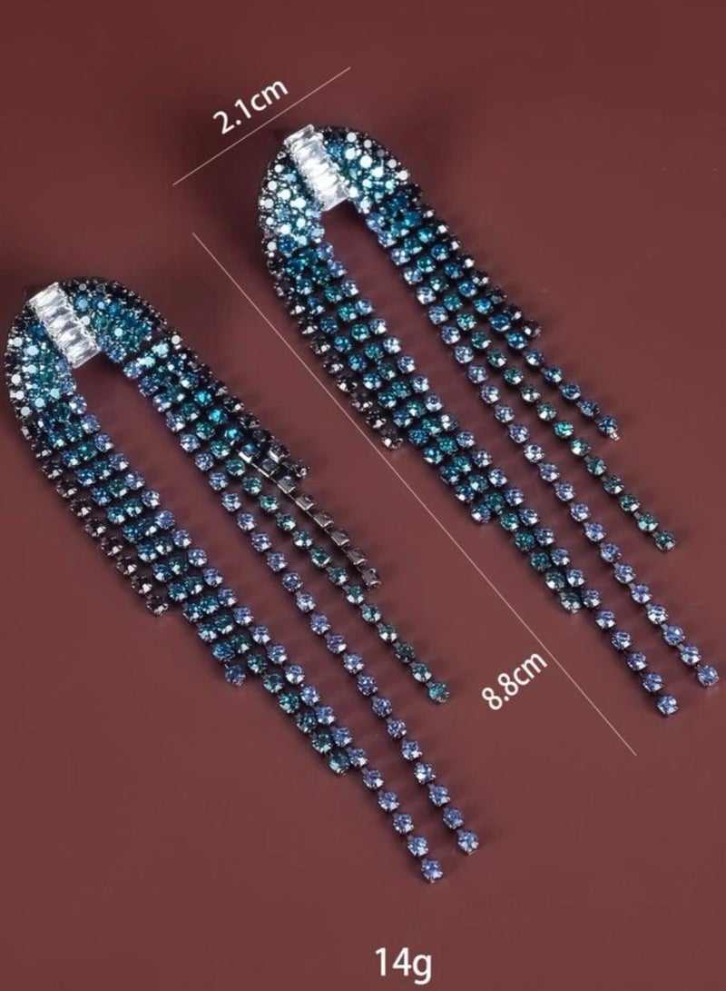 Trendy Zirconia Drop Earrings For Women