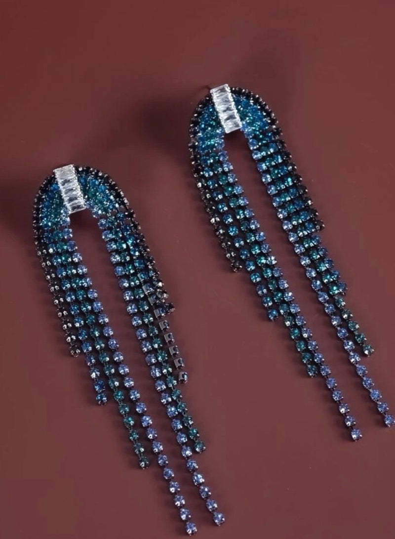 Trendy Zirconia Drop Earrings For Women