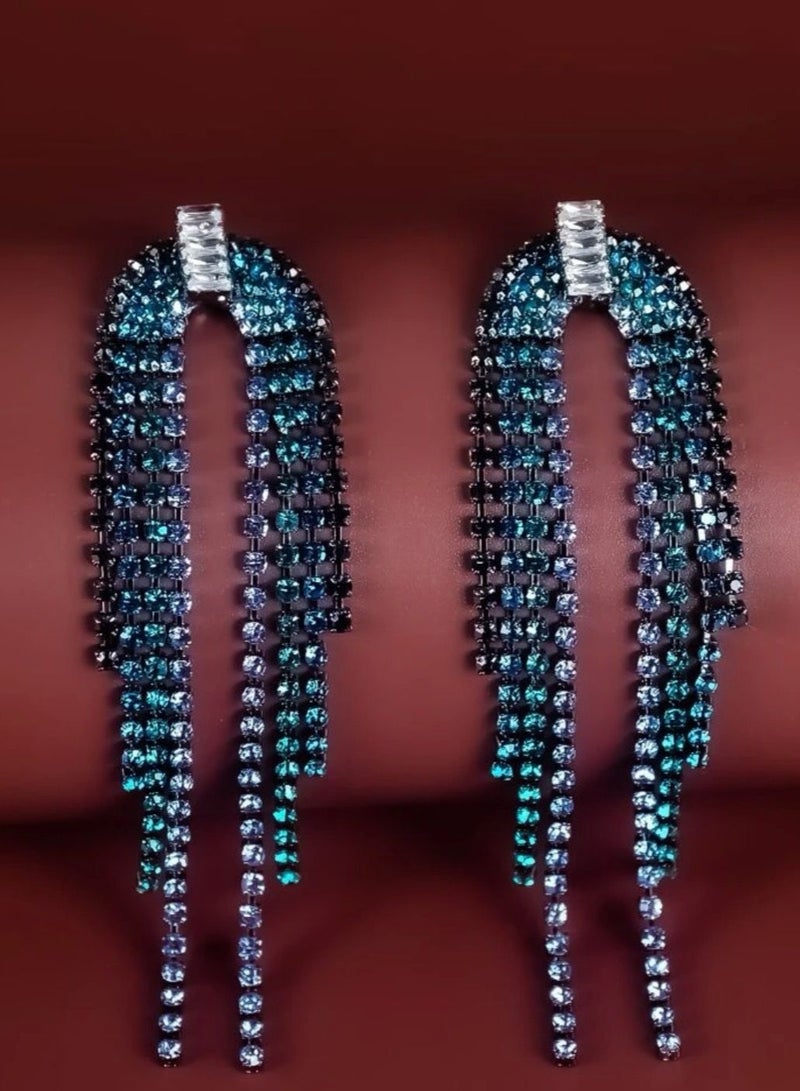 Trendy Zirconia Drop Earrings For Women