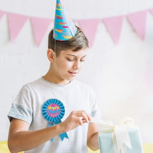 Amscan Stylish Multicolor "Happy Birthday to Me" Award Ribbon - 5.5" (1 Pc.) - Unique & Premium Quality Design - Perfect for Self-Gifting & Birthday Milestones - Image 3