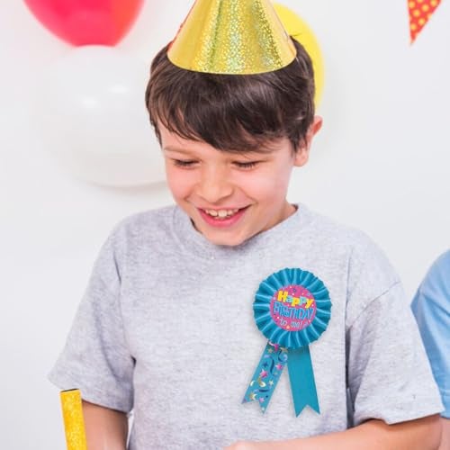 Amscan Stylish Multicolor "Happy Birthday to Me" Award Ribbon - 5.5" (1 Pc.) - Unique & Premium Quality Design - Perfect for Self-Gifting & Birthday Milestones - Image 2