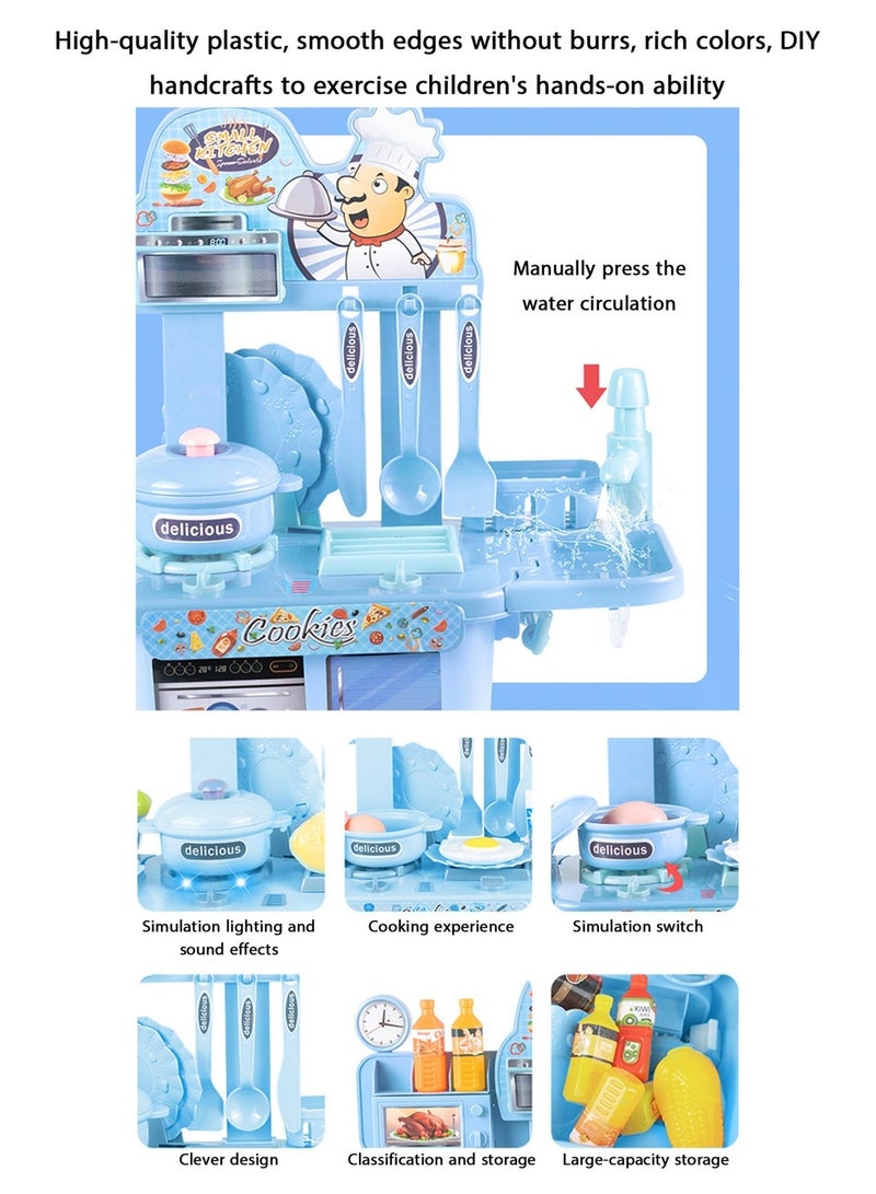 Paka Rabbit 30 Toy Accessories, Kids kitchen playset, indoor/outdoor kitchenette, interactive play with lights, sounds and spray, made of durable plastic, ,suitable for toddlers aged 3+ - Image 5