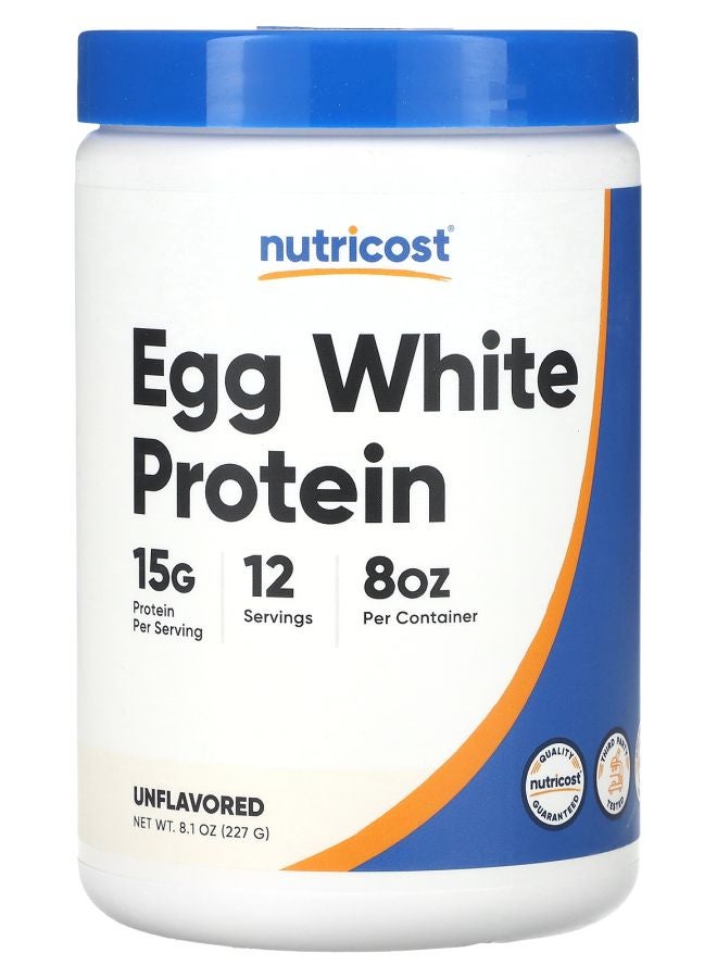 Egg White Protein Unflavored 8.1 oz (227 g)