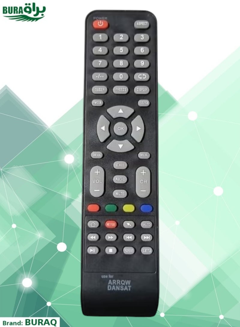 BURAQ Arrow Remote Control Dansat Remote Control Smart LED LCD