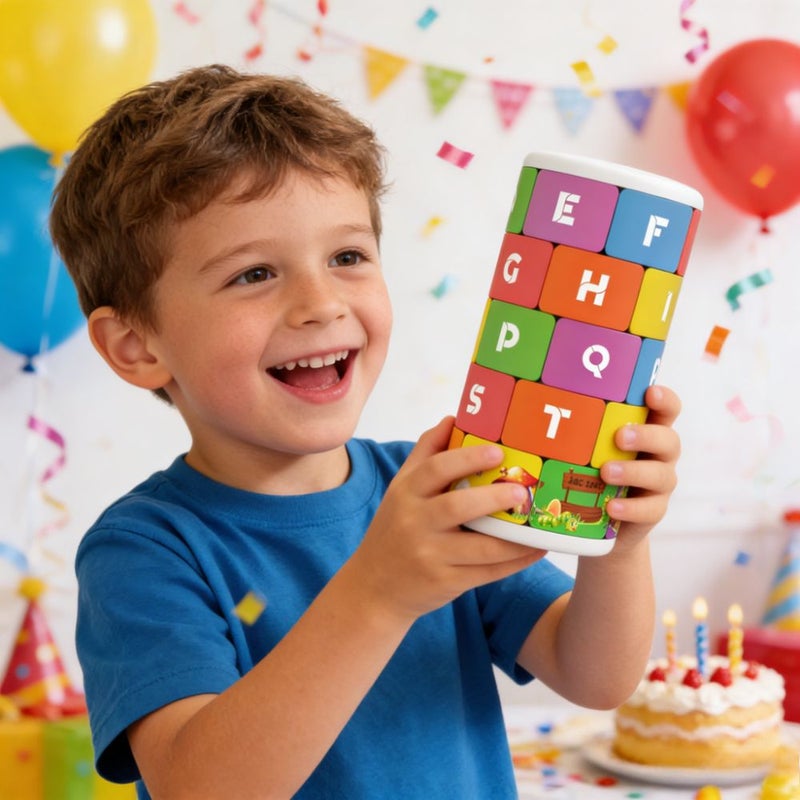 5 Level Brain Teaser 3D Thinking Number And Letter Puzzle Number Brain Development Science Education Toy 3D Rotating Letter Puzzle 1pc - Image 3
