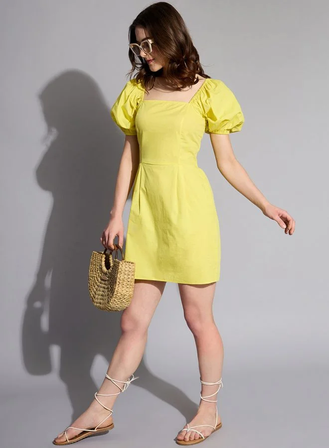 مرفوعة Women Regular Fit Casual Solid Shift Dress