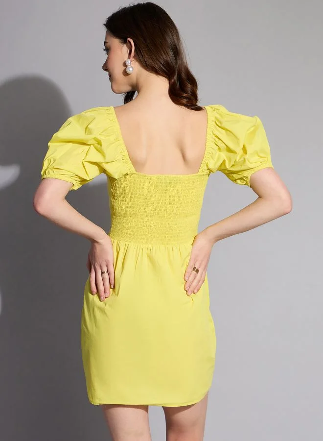 مرفوعة Women Regular Fit Casual Solid Shift Dress