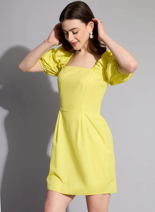 Freehand  Women Regular Fit Casual Solid Shift Dress for Women | Best Price UAE