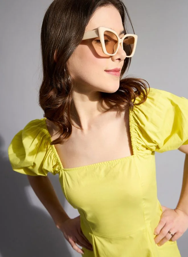 Freehand  Women Regular Fit Casual Solid Shift Dress for Women | Best Price UAE