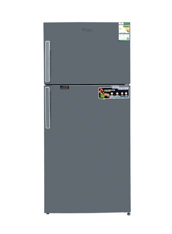 سوبر جنرال ثلاجة بباب مزدوج KSGR-610 فضي - Image 2