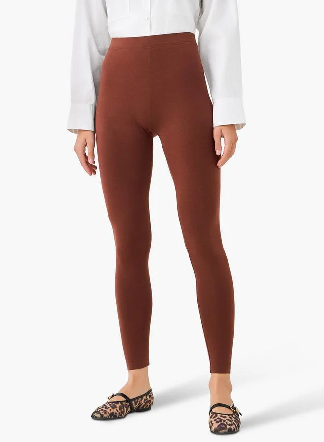 سبلاش فيڤ High-Rise Leggings with Stretchable Waist