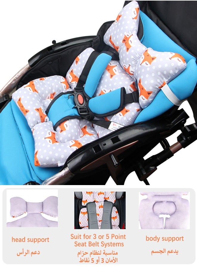 Toddler Car Seat Insert, Baby Stroller Liner Head and Body Support Pillow, Toddler Seat Pad Carseat Neck Support Cushion for Toddler, Fox - pzsku/Z9CA53362E4C2C6944496Z/45/_/1731055960/774a7afe-df40-474f-a706-587b6dda5038